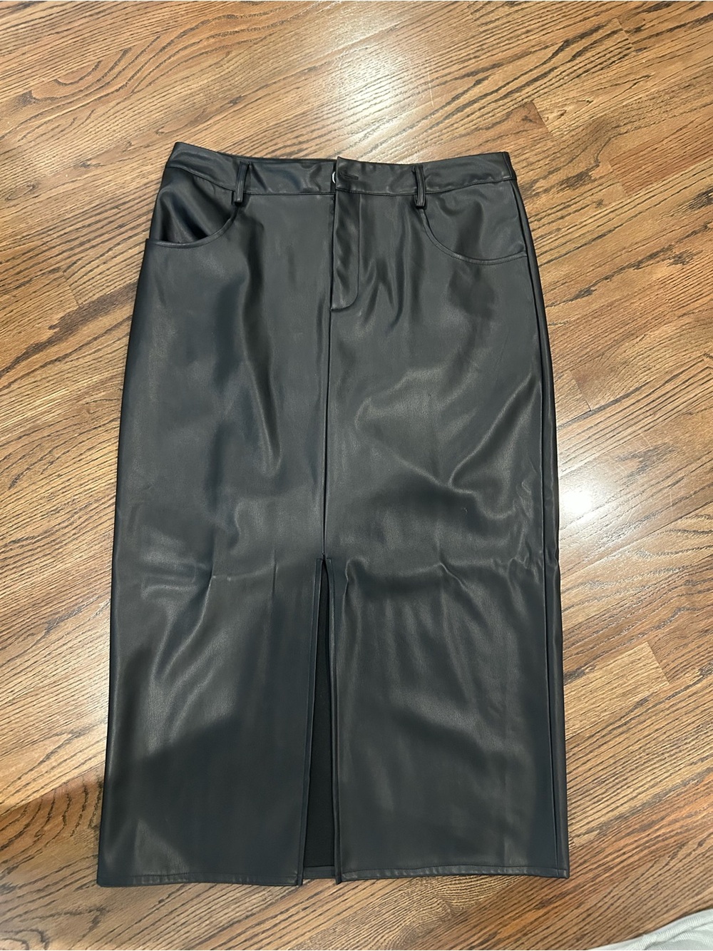 Vero Moda Faux Leather Maxi Skirt